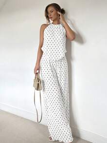 Siren Gaze Bộ đồ cotton kẻ sọc mùa hè mới dành cho nữ - Màu be - Xem 4