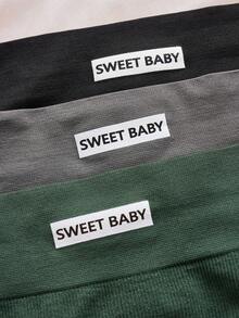 Lowkey Lull Set Pakaian Dalam Tanpa Jahitan Warna Polos 3 Potong (3 Atasan + 3 Bawahan) - MultiWarna - View 5