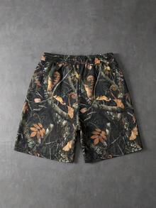 PAVTROS Men's Casual Drawstring Waist Shorts For Summer Daily Wear, Holiday - Multicolor - View 2