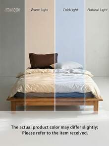 Veyra Day Bộ chăn ga gối 2/3 món 100% polyester (Vỏ chăn + 1/2 vỏ gối, không bao gồm chăn bông), Bộ sưu tập chăn ga gối polyester hiện đại dùng được cả bốn mùa - Nhiều màu - Xem 10