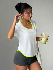 Easithlete Áo Tees & Tanks  Thể thao Nữ - trắng - Xem 4
