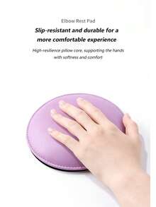 Comfortable Soft Nail Art Elbow Pillow Arm Rest Hand Support Cushion, Professional Manicure Elbow Pad Armrest Tool For Nail Techs, Multiple Colors: Purple, Pink, Black, White, Coffee, Gray - Multicolor - View 5