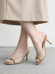 CUCCOO BIZCHIC Women Heeled Sandals - Apricot - View 3