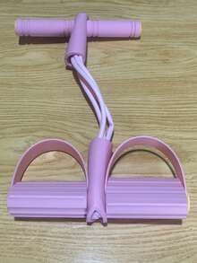 One Handle-Equipped Resistance Band For The Pedal - Pink - View 5