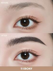 SHEGLAM Brows On Demand 2-In-1 Brow Pencil-11 Ebony Brand Beauty Cosmetic Makeup For Women And Girls - 11 Ebony - View 4