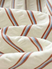 Cozy Pixies Bộ áo liền quần dệt mềm mại, họa tiết sọc, kiểu dáng thường ngày cho bé gái sơ sinh/trẻ nhỏ. - Nhiều màu - Xem 9