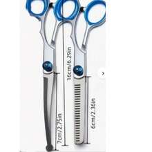 Pet Scissors Beauty Tool Set, Professional Hair Trimming Scissors For Dogs, Curved Scissors, Dog Teddy Hair Trimming And Haircutting Scissors - Multicolor - View 13
