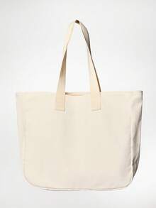 MUSERA "Guava Groove" Graphic Print Tote Bag Summer Beach Swim Going Out Daily Spring Holiday Accessory - Apricot 2 - View 5