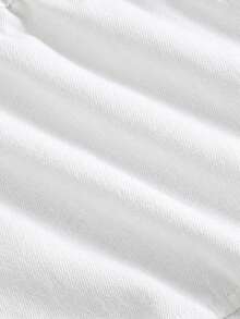 Sweetra Women's Button Zipper Fashion Versatile Ruffle Hem Denim Maxi Skirt - White - View 4