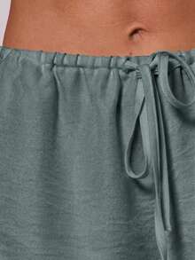 MUSERA Women Shorts Vacation Holiday Airport Spring Summer Pants - Green - View 6