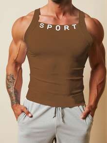 GymBeat Áo ba lỗ thể thao nam, thích hợp cho chạy bộ, tập luyện ngoài trời, phong cách thường ngày. - trắng - Xem 4