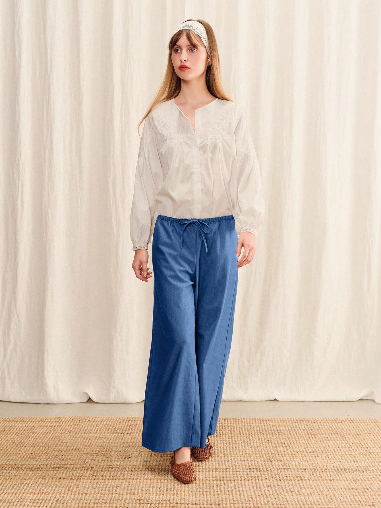 Low Rise Loose Fit Denim Trouser Cute Spring Summer Jean Spring Summer Casual Holiday Pants Cotton Pants Work Trouser Straight Fit Pants French Style Pants