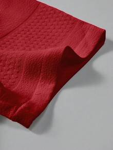 Manfinity Homme Áo sơ mi nam tay ngắn màu trơn, kiểu dáng casual, thích hợp làm quà tặng cho bạn trai, màu đỏ cho trang phục mùa hè nam, áo sơ mi cài nút nam, áo sơ mi thiết kế màu đỏ mùa hè, áo sơ mi nam casual, áo sơ mi nam màu đỏ. - Đỏ - Xem 7