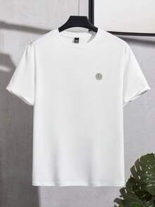 Manfinity Homme 3pcs/Set Men's Casual Solid Color Round Neck Short Sleeve T-Shirts, Versatile For Summer, Holiday - Grey - View 5