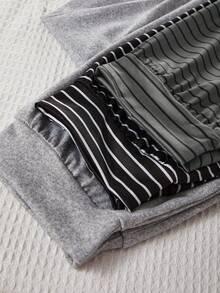 SHEIN 女士休闲抽绳裤三件装，简约风格，三种颜色可选 - 彩色 - 查看 3