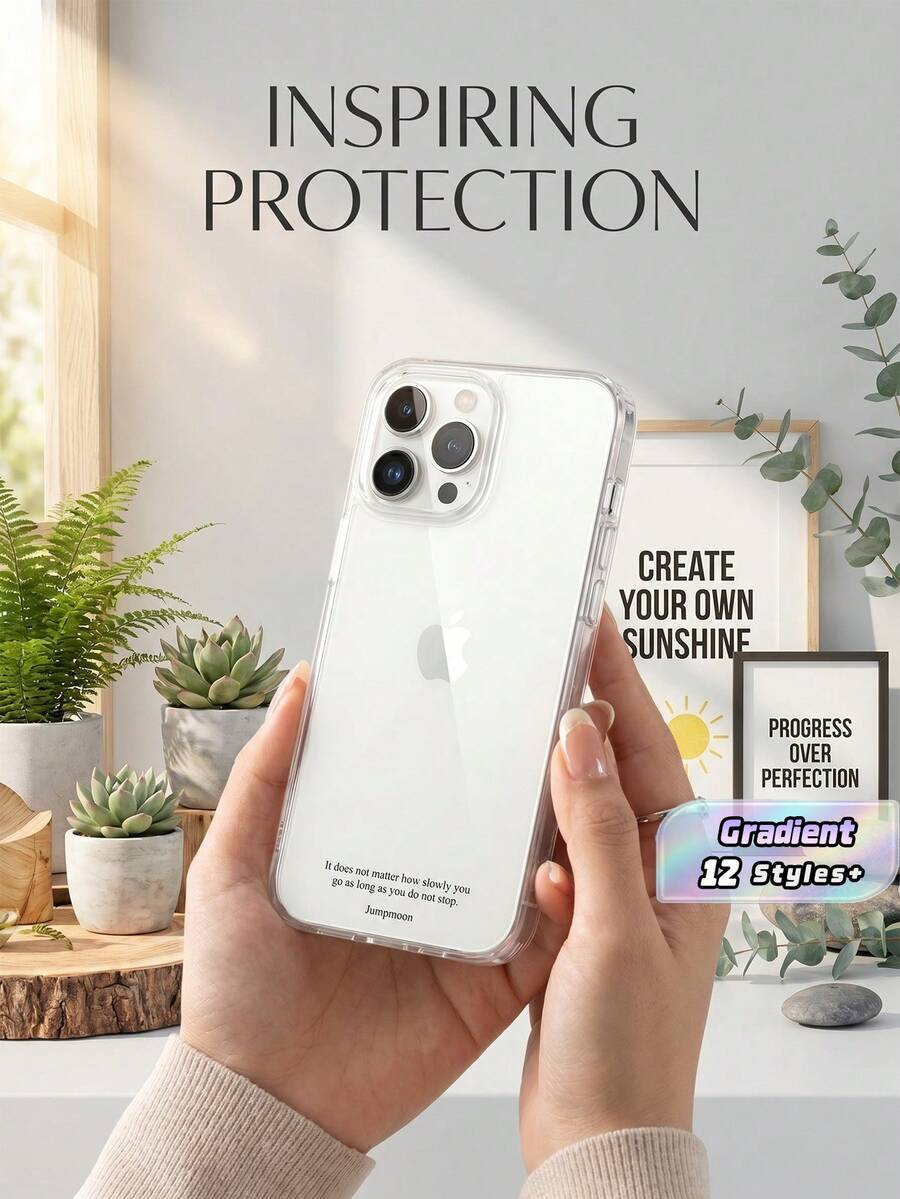 1PC Cute Simple Solid Color Shockproof Phone Case Compatible With IPhone 17 16 15 Pro Max 13 14 12 Pro Plus 11 Fashion Candy Color Cover - White - View 1