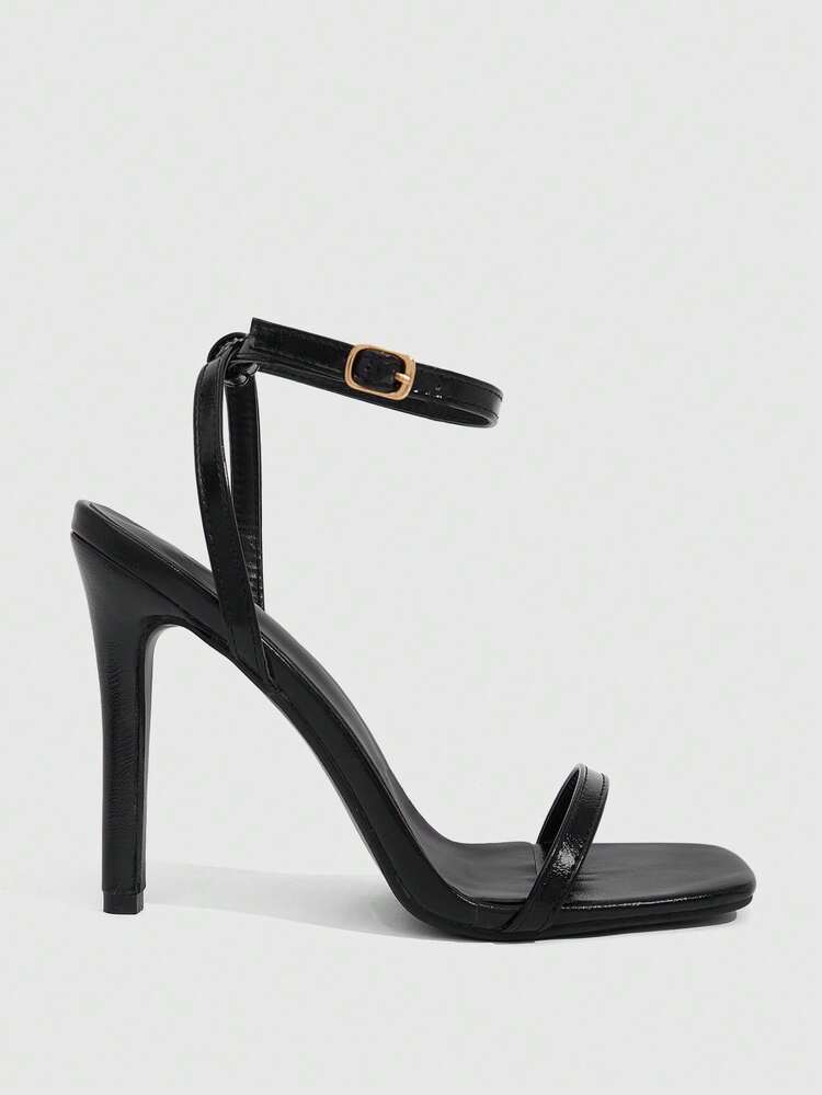 CUCCOO SZL Women's Elegant Minimalist Heeled Sandals For Commuting Valentine's Day Spring Shoes