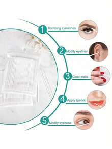 100Pcs Disposable Micro Brush Lash Remover Swabs, Extended Lash Extension Cleaning Sticks, Bagged Tool Set - Multicolor - View 7