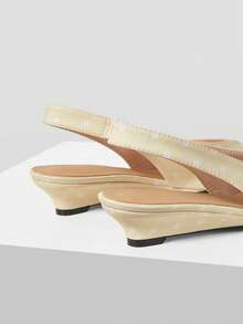 MOTF PREMIUM WOMEN POINT TOE SLINGBACK PUMPS, FOR VALENTINE'S DAY, SPRING SHOES, SPRING BREAK EASTER PROM HEELS FOR CHRISTMAS - Light yellow - View 8