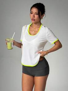 Easithlete Áo Tees & Tanks  Thể thao Nữ - trắng - Xem 5