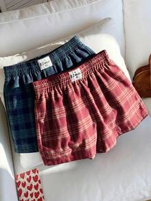 Comfortcana Set de 2 shorts con parches de talla grande, para verano - Multicolor - Ver 5