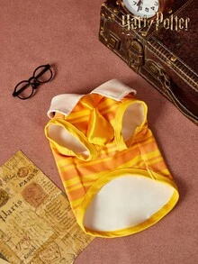 HARRY POTTER X PETSIN Áo vest sọc chủ đề ma thuật cho thú cưng nhỏ, không tay, phù hợp cho mèo và chó. - Nhiều màu - Xem 6