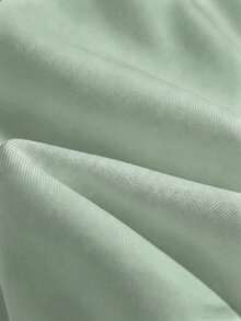 GlowEve CURVE 大码极简通勤纯色披肩领双排扣西装外套 - 綠色 - 查看 3