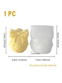 Rope Easter Egg Aromatherapy Candle Mold DIY Easter Egg Aromatherapy Expansion Plaster Silicone Mold - Bow-shaped Easter Egg - View 12