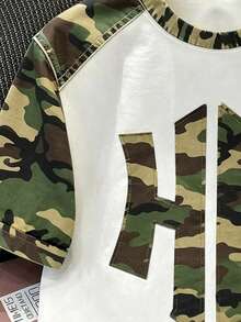 Men's Casual Short Sleeve Crew Neck T-Shirt With Street Racing Slogan Print - Multicolor - View 3