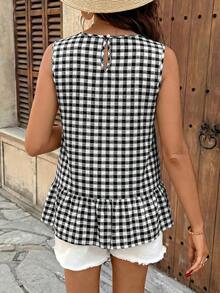 SHEIN Áo sơ mi Bà bầu - màu đen - Xem 2
