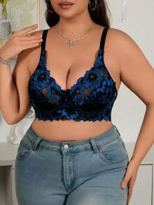 DesireSculpt Luxurious Sexy Mature Women's Full Coverage Underwire Bra - Multicolor - View 4