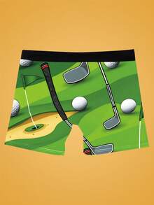 Notgurli 1 chiếc quần boxer nam in họa tiết - Nhiều màu - Xem 3