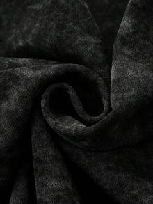 PAVTROS Áo vest nam không tay rách rưới, áo crop top dáng rộng, phong cách vintage Mỹ rách rưới, phong cách đường phố mùa hè, thời trang đường phố, trang phục công sở, dáng suông, quà tặng ngày lễ, món quà tốt nhất cho bạn trai/chồng. - màu đen - Xem 10