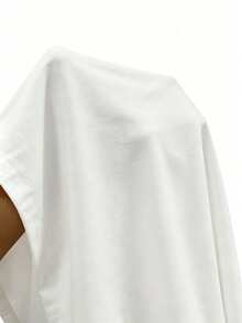 SHEIN Franclia Back Metal Buckle Strap Cotton Camisole - White - View 6