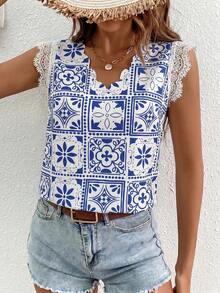 Azul y blanco