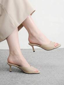CUCCOO BIZCHIC Women Heeled Sandals - Apricot - View 1