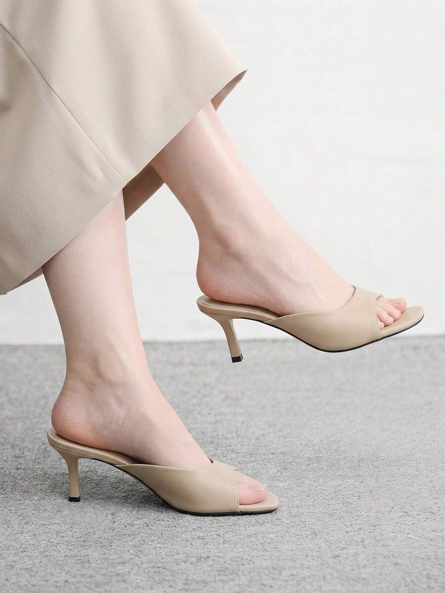 CUCCOO BIZCHIC Women Heeled Sandals - Apricot - View 1