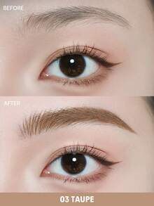 SHEGLAM Brows On Demand 2-In-1 Brow Pencil-Taupe Waterproof Liquid Eyebrow Pen Sweat-Proof Anti-Oil Brow Filling Outlining Eyebrow Cream Gel Makeup Brow Pomade Brand Beauty Makeup Face Paint Cosmetic For Women Girls Perfect For Spring Summer Ideal For Y2K Fancy Fashion Suitable For Birthday Mother'S Day Gift Rave Festival Party Ready Best Color - Taupe - View 4