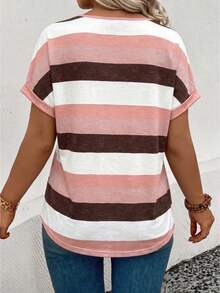 EMERY ROSE Plus Size T-Shirts - Multicolor - View 2