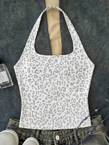 Áo tank top cổ yếm dáng suông, thích hợp cho trang phục mùa hè, Ngày của Mẹ, lễ tốt nghiệp, áo mùa hè. - Nhiều màu - Xem 1