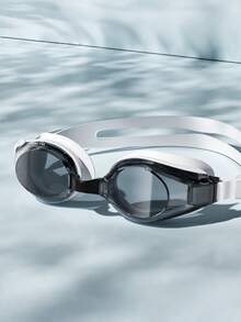 1 Set Of High-Definition Electroplated Anti-Fog Swimming Goggles And Silicone Swimming Caps With An Ultra-Wide Field Of View Design - Multicolor - View 7