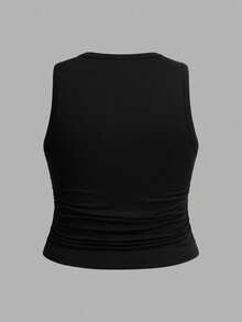 SHEIN EZwear 3件裝休閒大尺碼圓領無袖女款背心上衣，適合夏季 - 彩色 - 查看 5