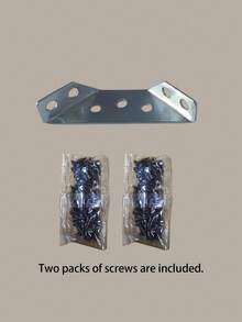 Heavy Duty Stainless Steel Corner Bracket, 90° Angle Support Brace With Screws, Scratch Resistant & Easy To Install, For Furniture & Wood Frame - 20pcs - View 8