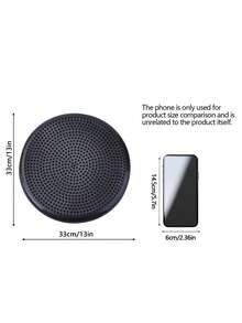 1pc Balance Mat Yoga Massage Cushion, Semi-Circle Beginner Yoga Ball, Massage Ball Ankle Trainer - Multicolor - View 4