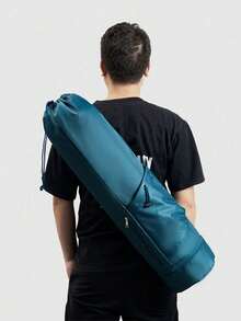 Bolsa para esterilla de yoga con bolsillo para botella de agua, bolsillo húmedo y cuerda ajustable, bolsa portaestera de yoga multifuncional para almacenamiento, bolsa de deporte y gimnasio - regalo para mujeres - Multicolor - Ver 6