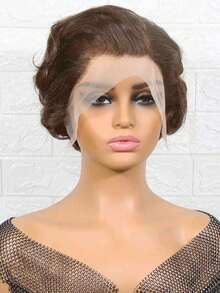 Pixie Cut Wigs Lace Front Human Hair Wigs 13x4 Short Curly Wave Pixie Cut Human Hair Wigs Real Affordable Lace Frontal Wig Cheap Ear To Ear Wig For Beginner Friendly - S4 - View 3