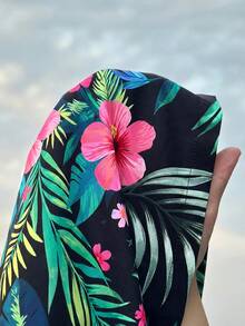 SHEIN Bộ đồ 2 món cho bé gái tuổi teen mặc đi nghỉ hè: áo và quần ống rộng viền hoa. - Nhiều màu - Xem 6