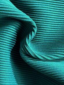 Swim SXY Women's Summer Beach Solid Color Cutout Sexy Bikini Swimwear Set - Teal Blue - View 5