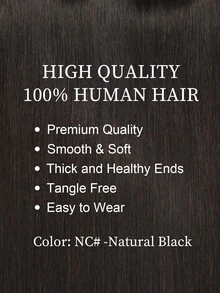 Tóc nối Genius Weft Hand Tied Sew In làm từ tóc thật, màu NC# tự nhiên, dài từ 14-22 inch, nặng 50g, thiết kế phẳng, liền mạch, không gây dày, có thể cắt ở bất cứ đâu, không rụng tóc, không bung chỉ, không cần thu hồi tóc, không gây kích ứng da đầu, chất lượng salon, dễ tạo kiểu cho mọi loại tóc, thích hợp sử dụng hàng ngày cho phụ nữ. - SNatural - Xem 2