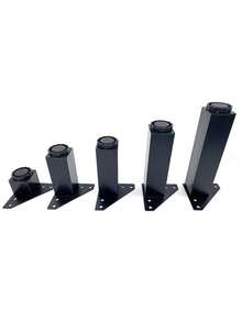 4Packs Adjustable 15 Aluminum Square Furniture Legs Heavy Duty Cabinet Support Leveling Feet With Non Slip Pads For Bathroom Vanity RV Desk Sofa Bed Workbench Anti Rust Load Capacity 300kg Modern Home Improvement Hardware - A - View 9